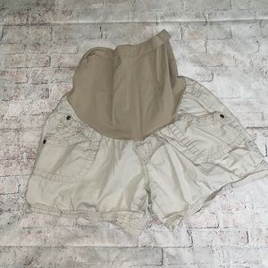 Motherhood Maternity brand khaki shorts size small